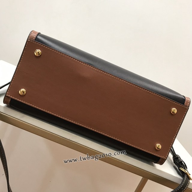 Burberry專門店新款Title泰爾勒手袋 巴寶莉Vintage復古格紋手提托特包肩背女包 yxb1509